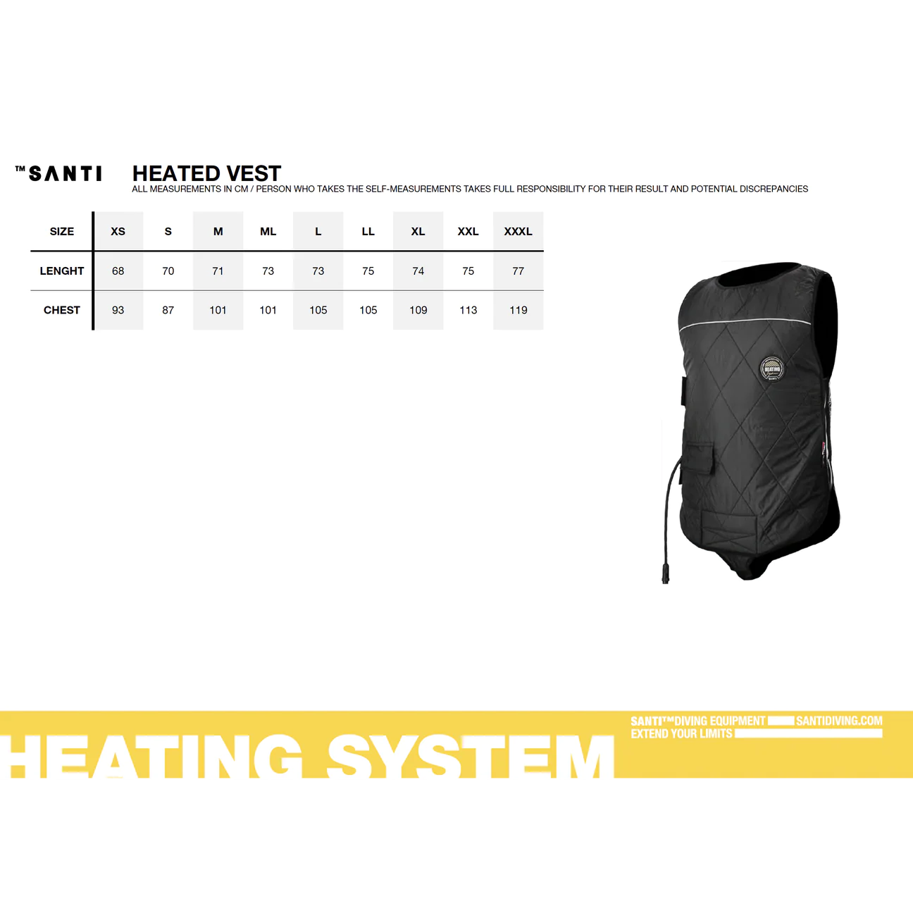 Santi Heated Vest Flex 2.0