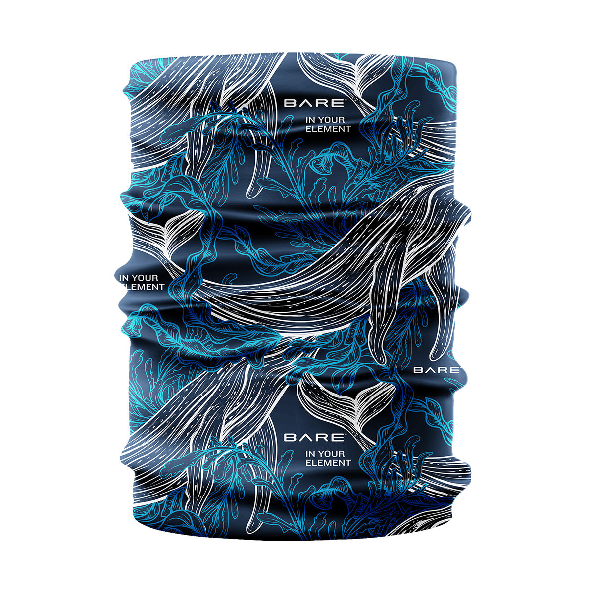 BARE BLUE WHALE NECK GAITER