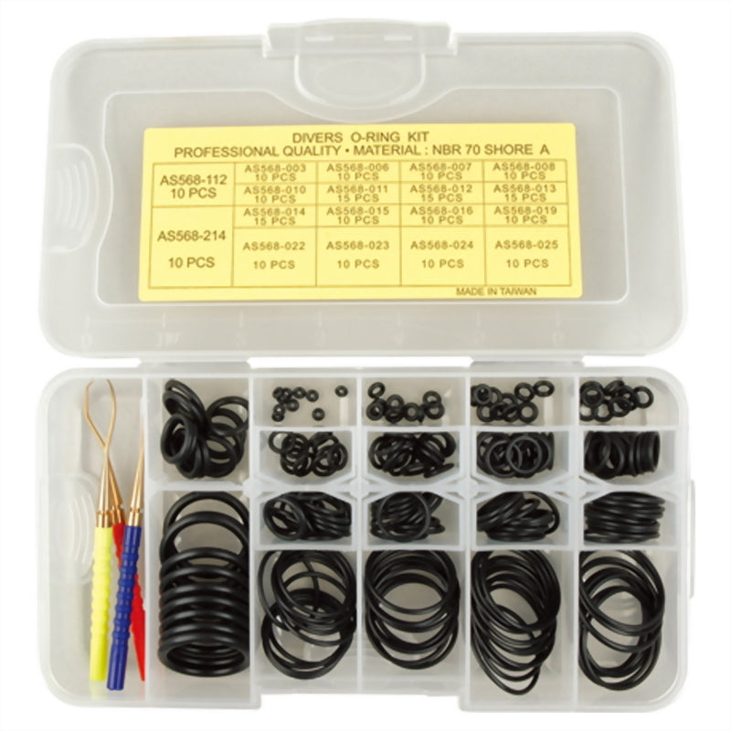 Nautilus Divers Oring Kit - NBR 70 Shore