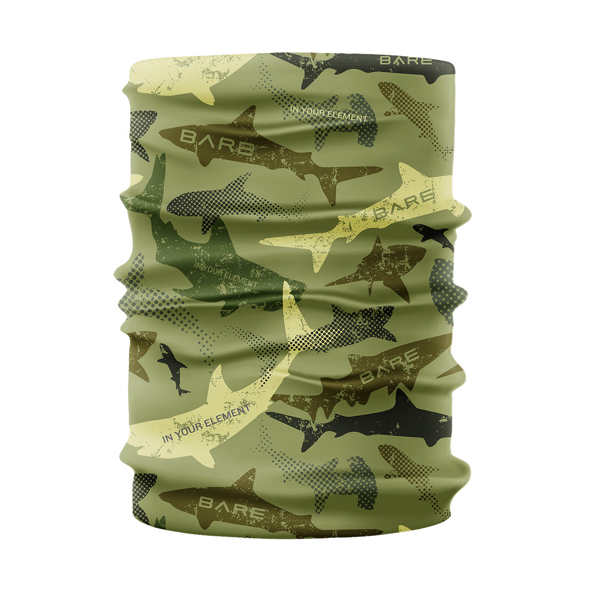 BARE SHARK CAMO NECK GAITER