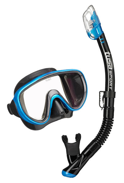 TUSA SPORT UC1625 Mask and Snorkel Set ADULT Black Series