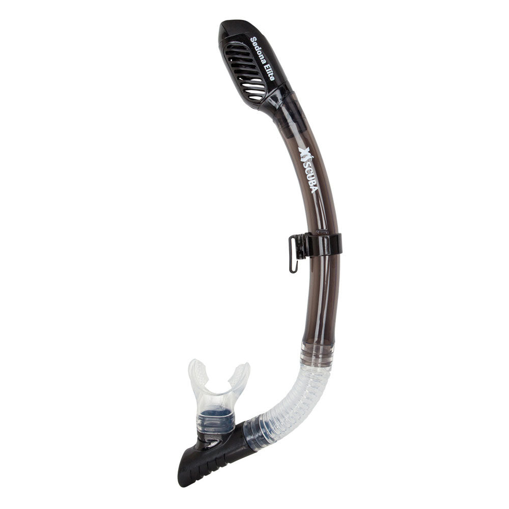 XS Scuba Sedona Elite Dry Snorkel - Carbon Black - SN050Carbon