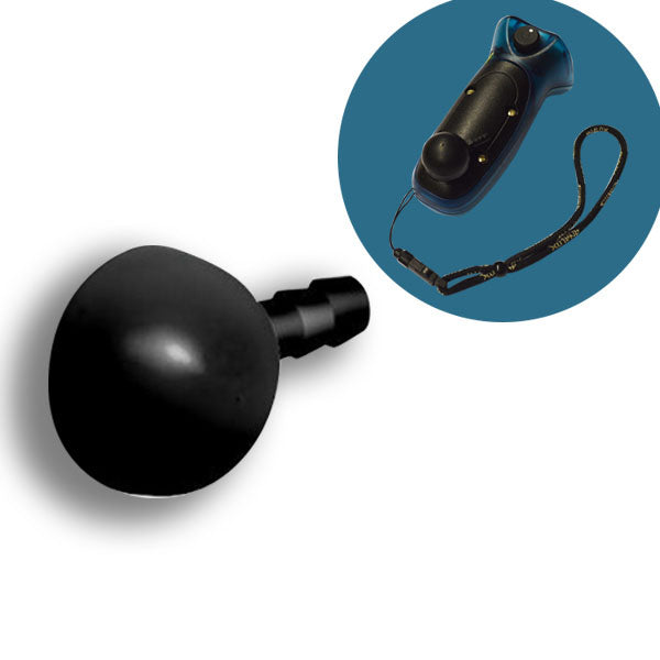 Analox O2EII Pro push in domed adaptor including barbed spigot