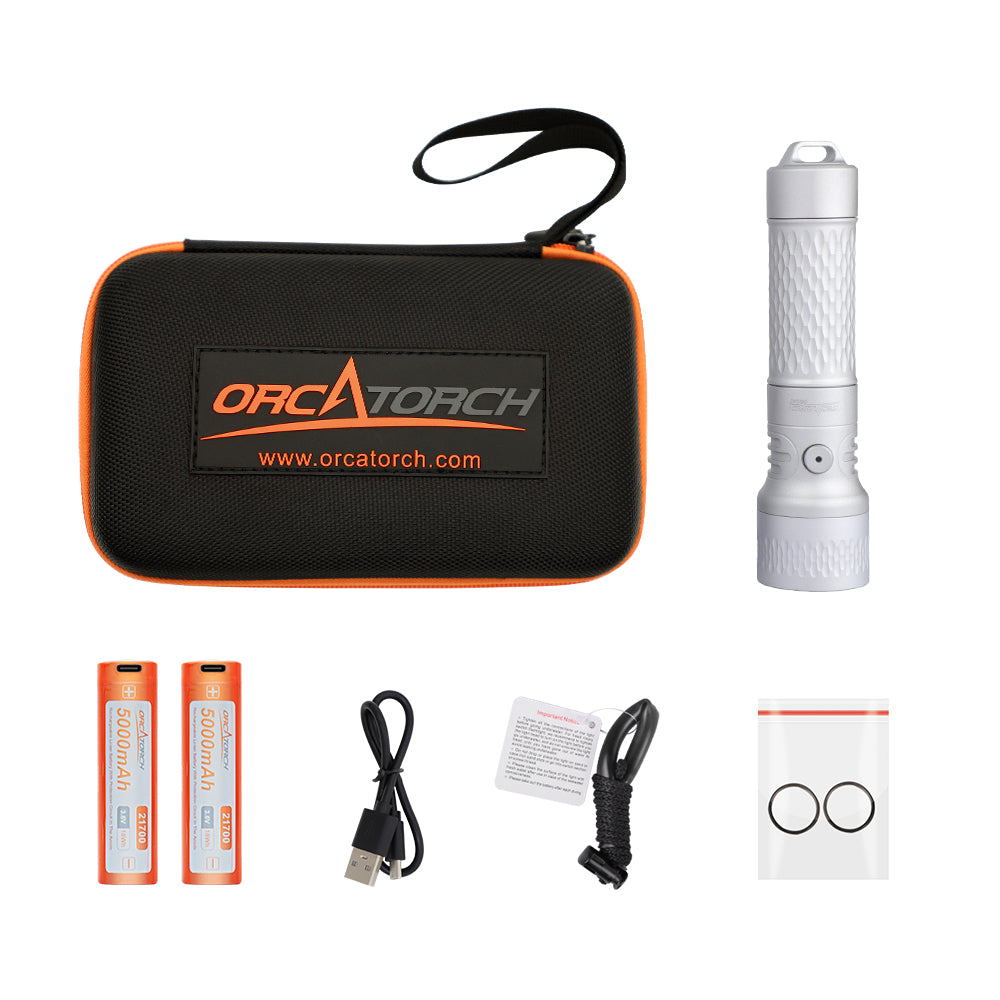 OrcaTorch Orca 7 3000 Lumen Dive Torch