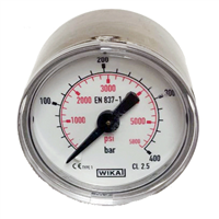 Airgun Charging Valve Pressure Gauge