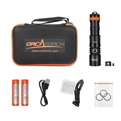 OrcaTorch DC710 Scuba Dive Light