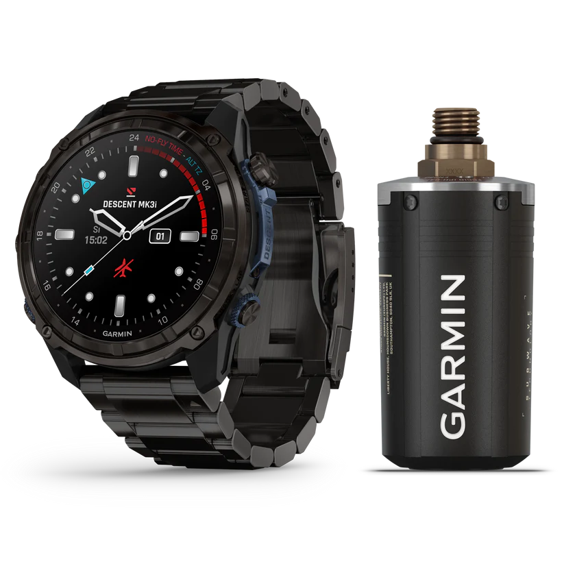 Garmin Descent Mk3I Dive Computer 51Mm Carbon Grey Dlc Titanium With Dlc Titanium Band