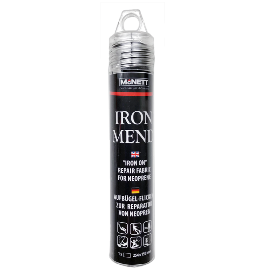 McNett IRON MEND Neoprene Repair Patch - Black 25.5cm x 15cm