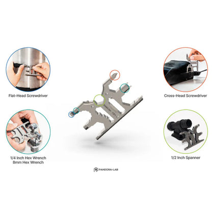 Pandora-Lab Scuba Divers Titanium Multitool 3