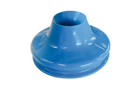 SiTech Neck seal bellow Silflex (silicone, cyan - 28-37 cm