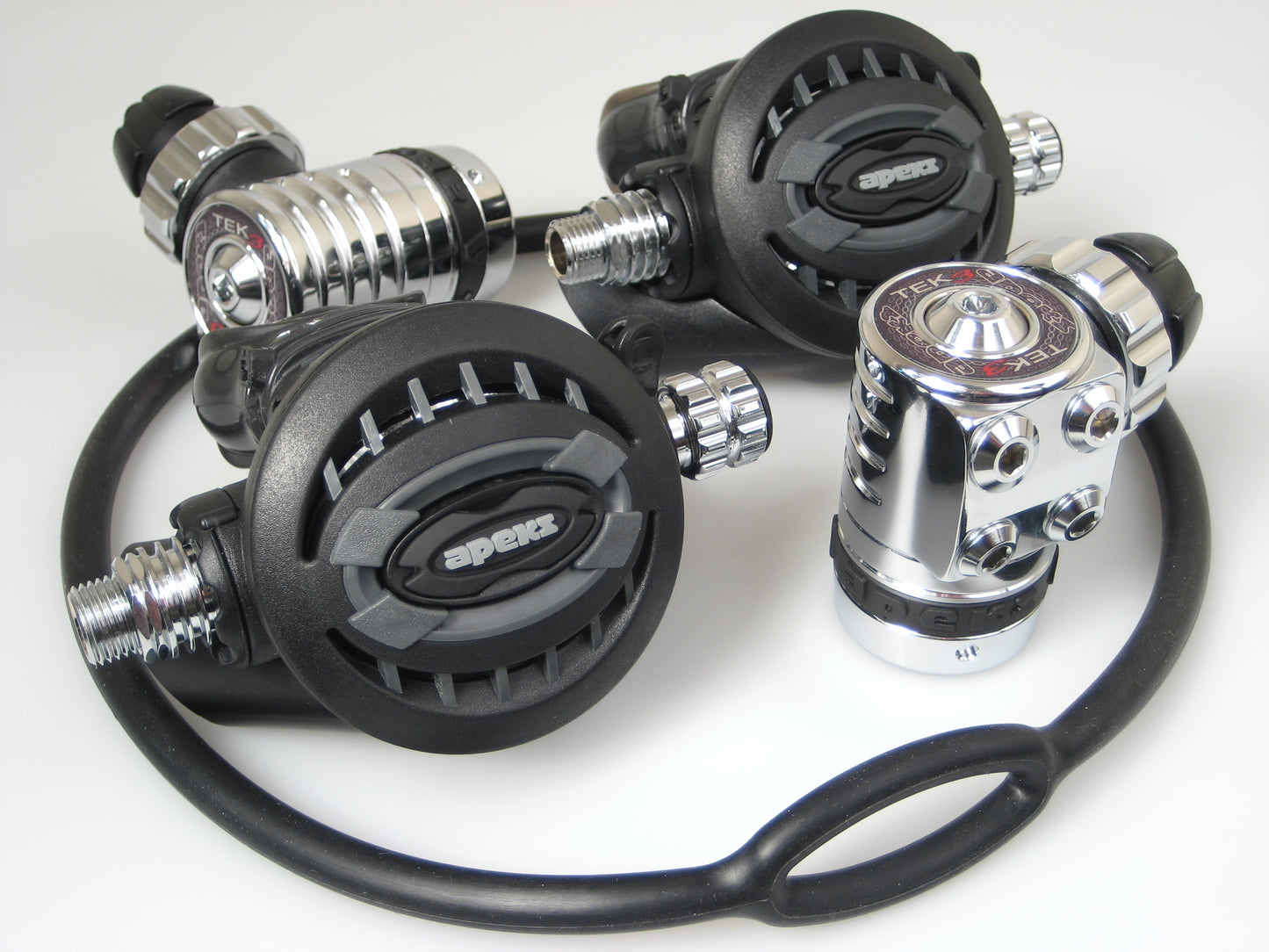 Apeks TEK3 Twinset Regulator Set