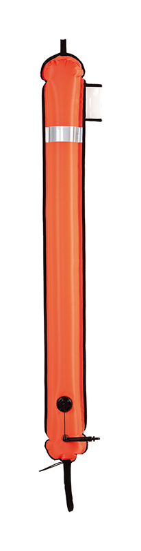 XDEEP Closed DSMB, Orange, 140 cm long