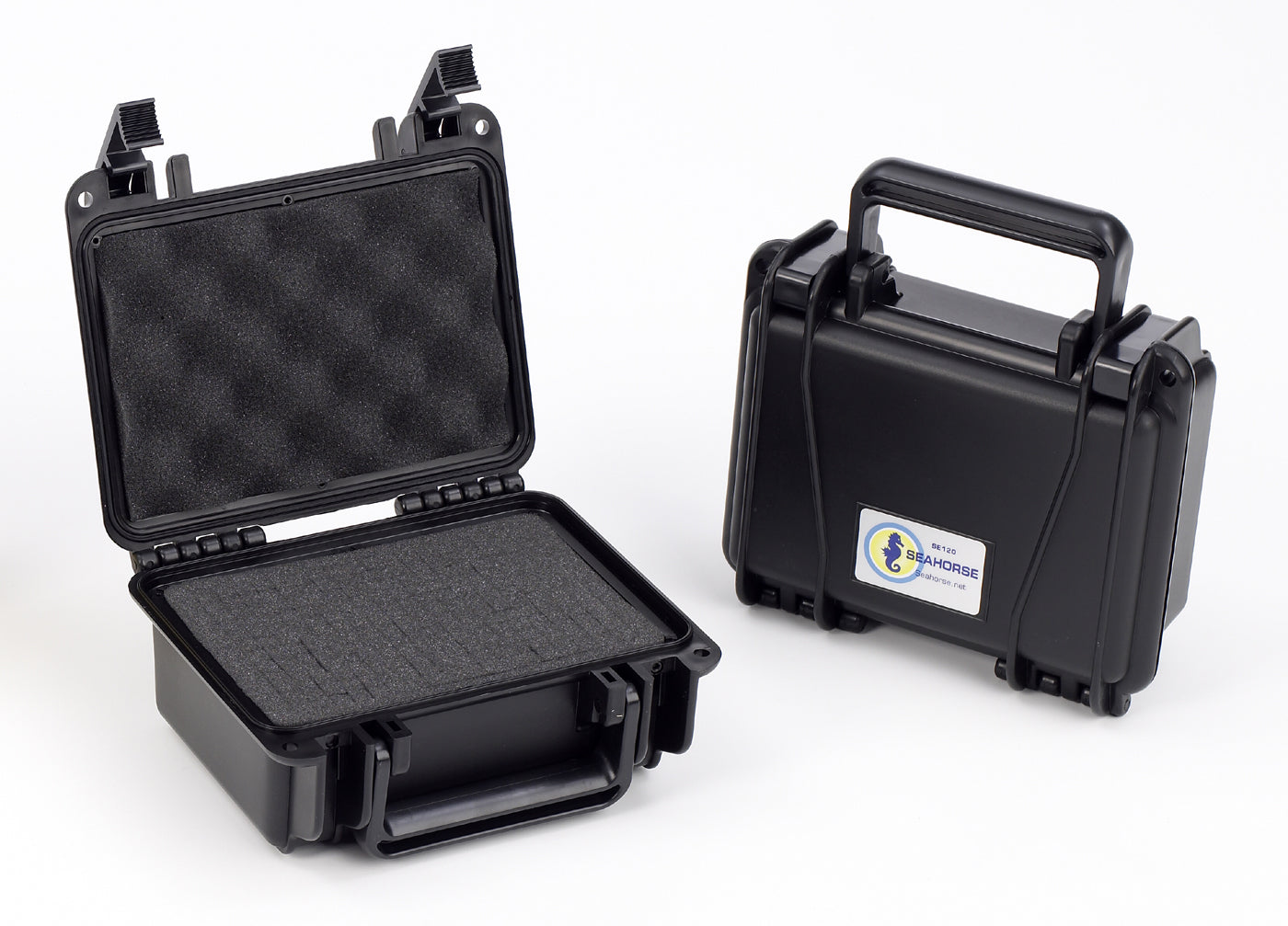 Seahorse SE120 Protective Equipment Case WITH FOAM - Black – Fin Divers